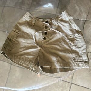 Mudd Tan Cargo Shorts Classic Design